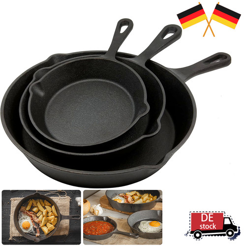 3er gusseisenpfanne - 3er,