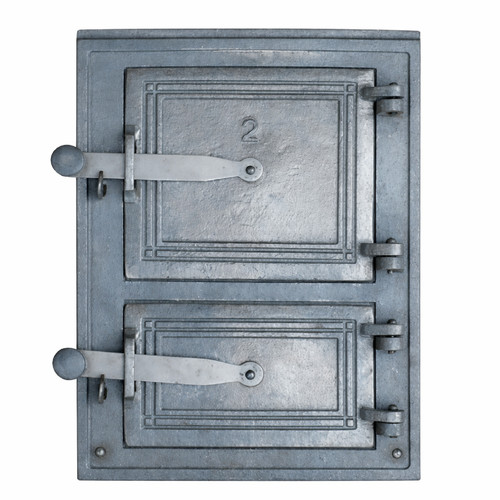 Gusseisen ofentür 34x26 - gusseisen, cm