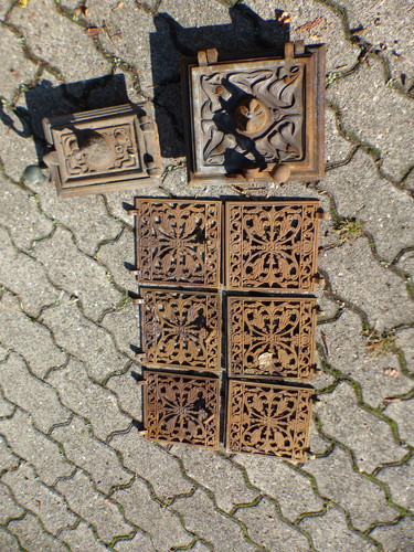 Alte kamin ersatzteile - alte,