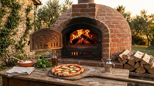 Gusseisen pizzaofen - gusseisen,