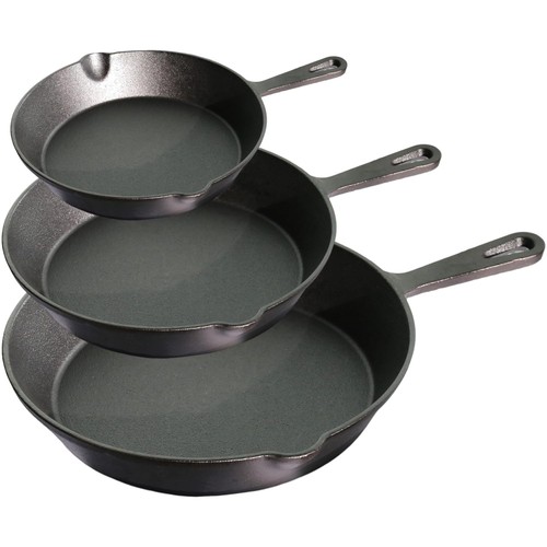 Gusseisen pfannen set tlg - gusseisen,