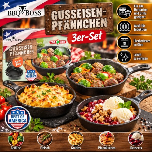 Bbq boss gusseisen pfännchen - boss, gusseisen-pfännchen
