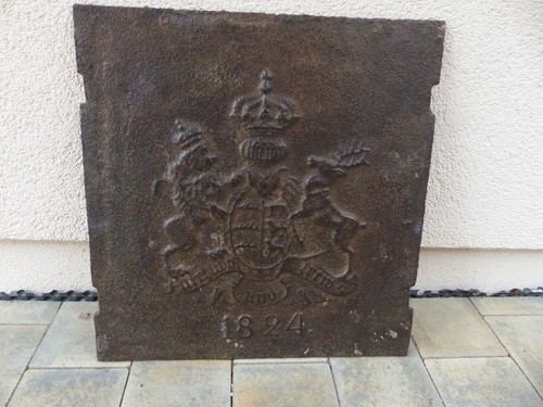 Ofenplatte gusseisen 1824 - gusseisen,
